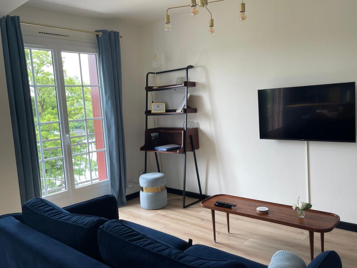 Ambiance Seine, Appartement Surplombant La Seine -51 M2, Anemone- Thomery المظهر الخارجي الصورة